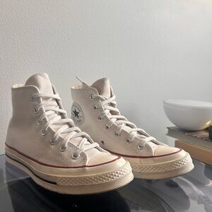 Chuck 70 White Garnet Egret Size 5